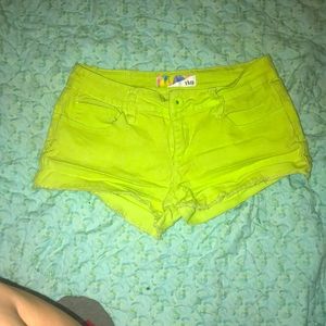 Green YMI Shorts